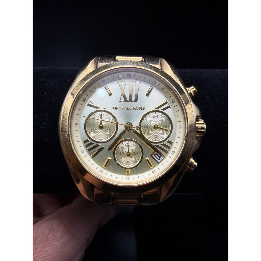 Michael Kors MK-5798 Bradshaw Gold-Tone Chronograph Women's Watch